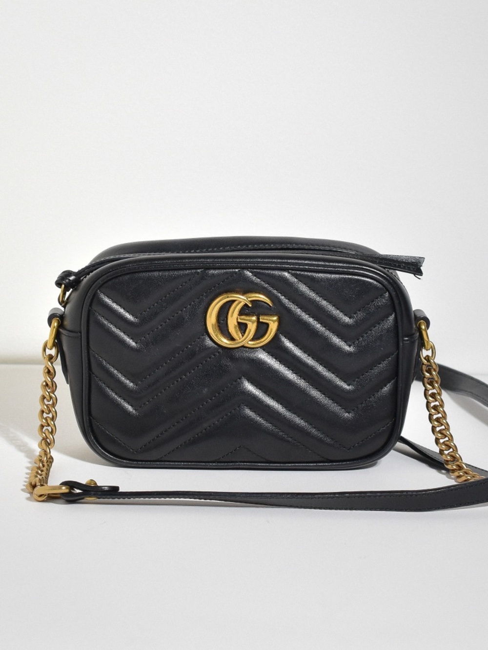 Gucci, Gigi Marmont, mini camera bag black